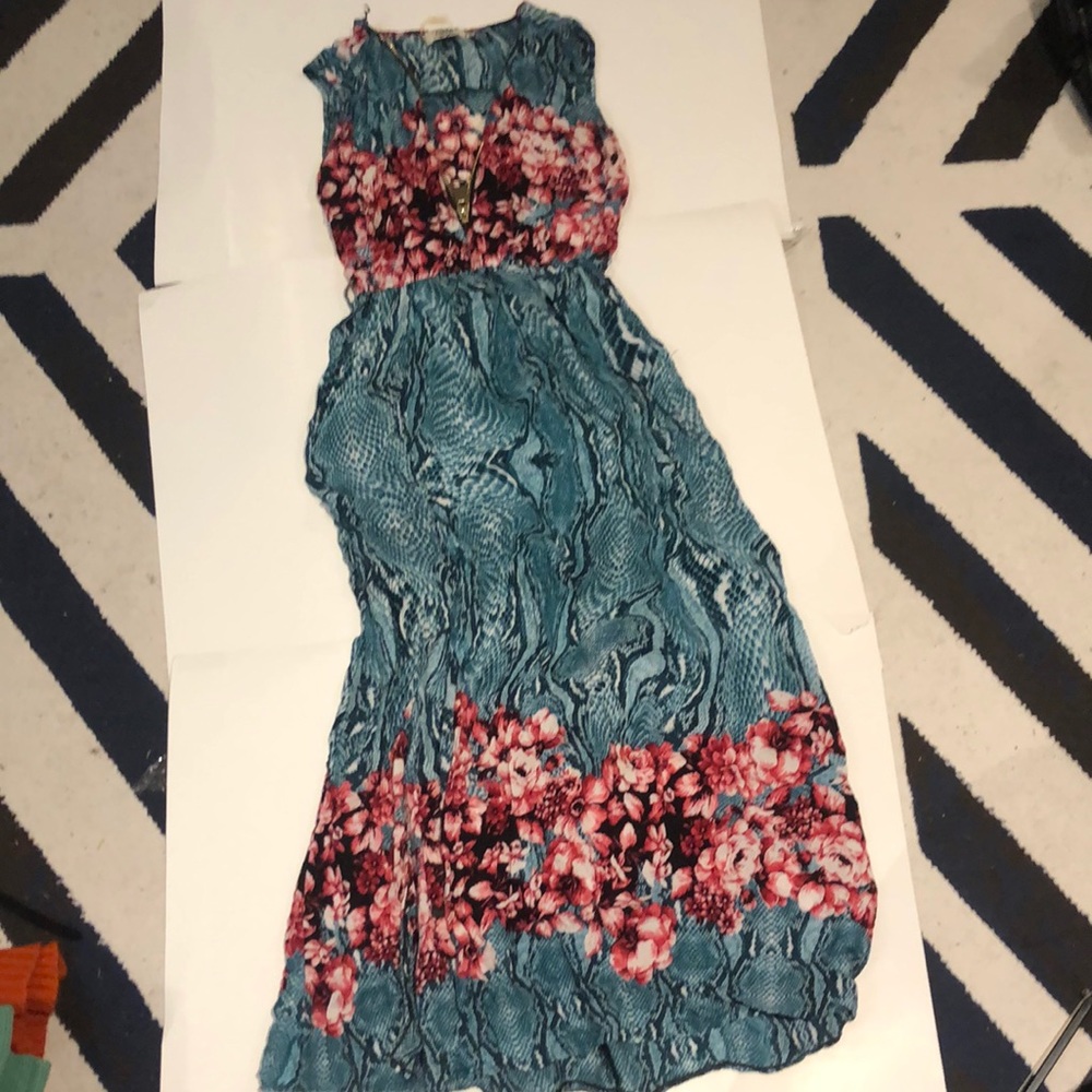 Floral Print Maxi Dress